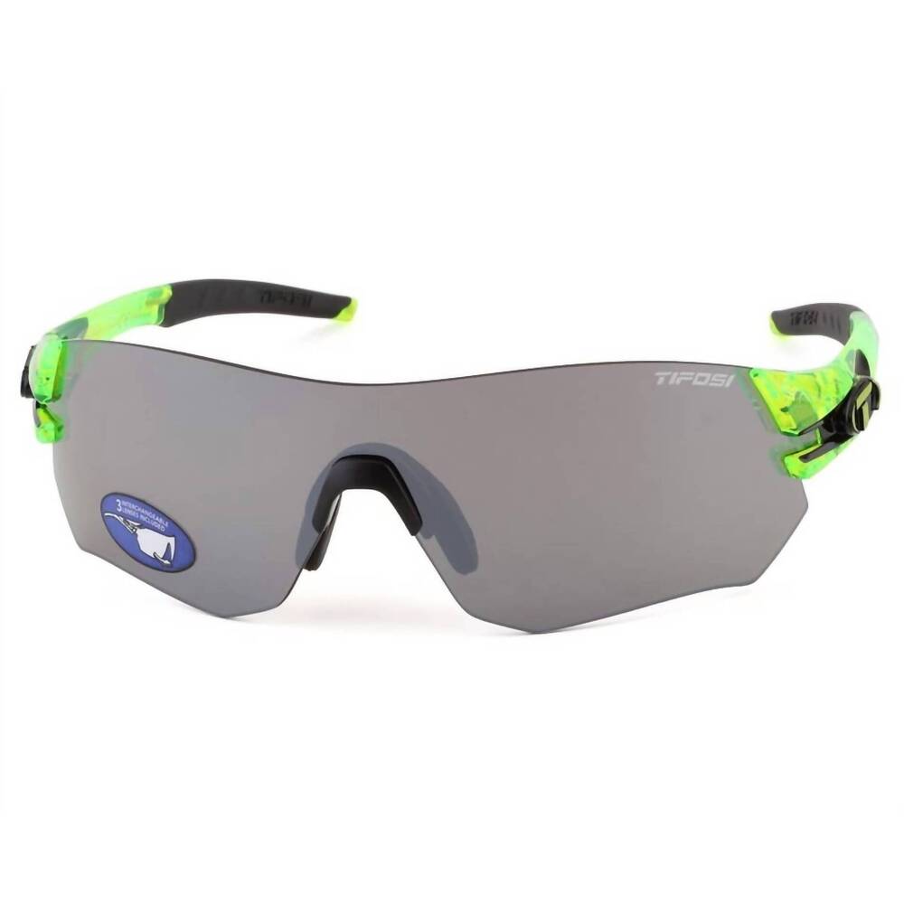 NEW TIFOSI unisex tsali sunglasses in crystal green neon